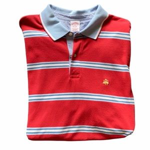Men’s Brooks Brothers Red Striped Performance Polo